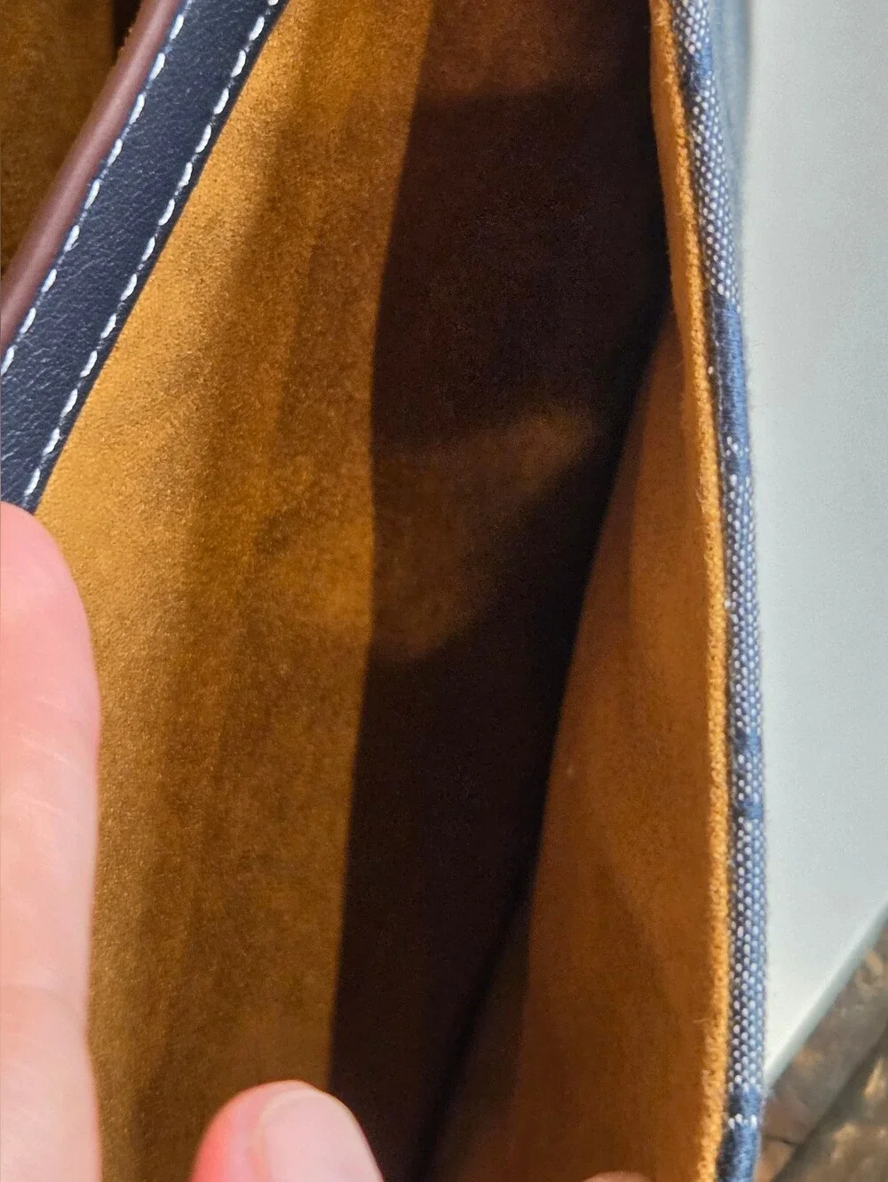 Coach Morgan Saddle Bag In Signature Chambray (Style CH143)
